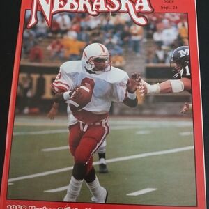 Rare 1988 Nebraska Cornhuskers v Arizona State Sun Devils Football Program